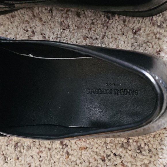 NWT Banana Republic Sz 9 black loafers - Picture 7 of 14